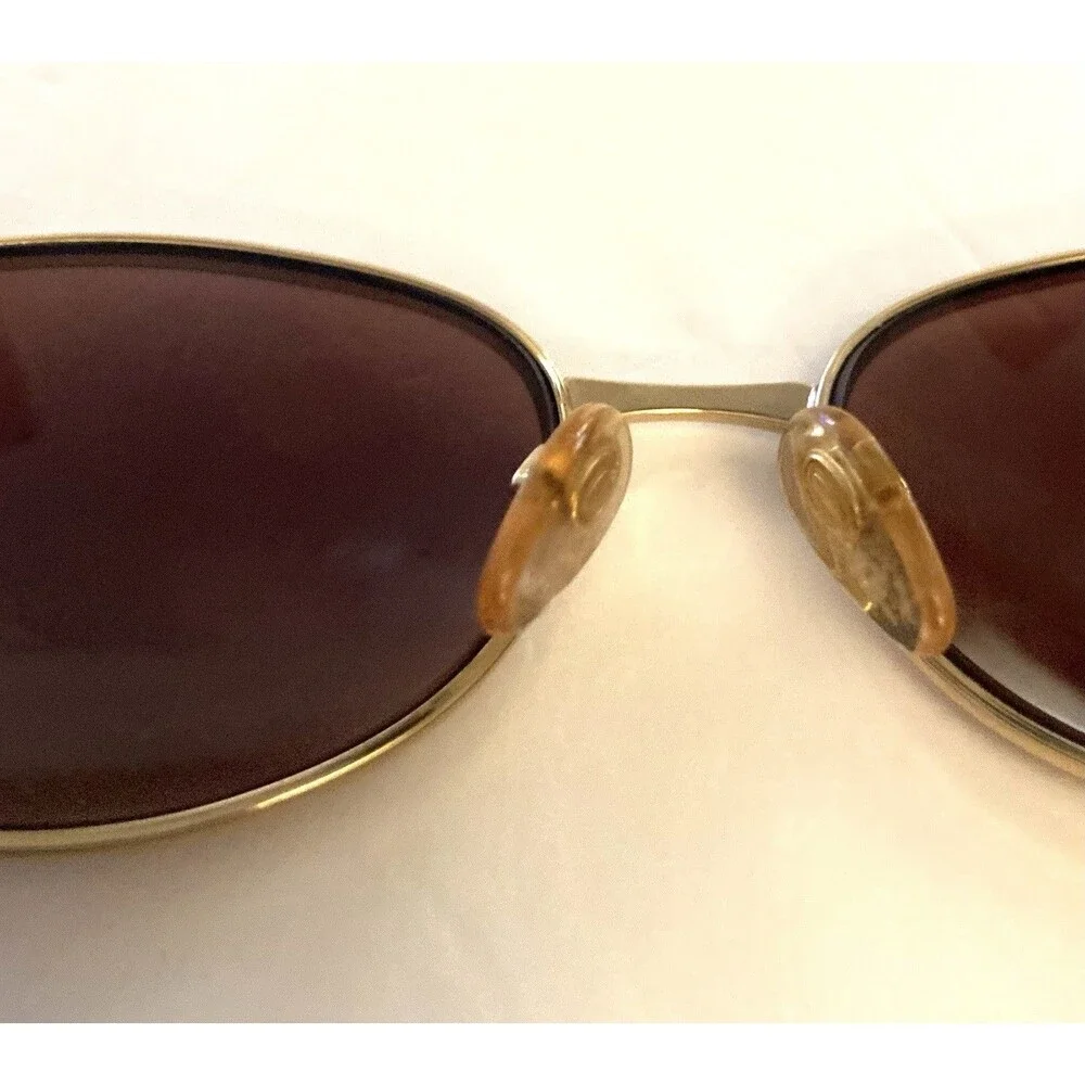 Vintage Sergio Tacchini ST1047-S Obal Tortoise Gold Eyeglass FRAMES ONLY Italy